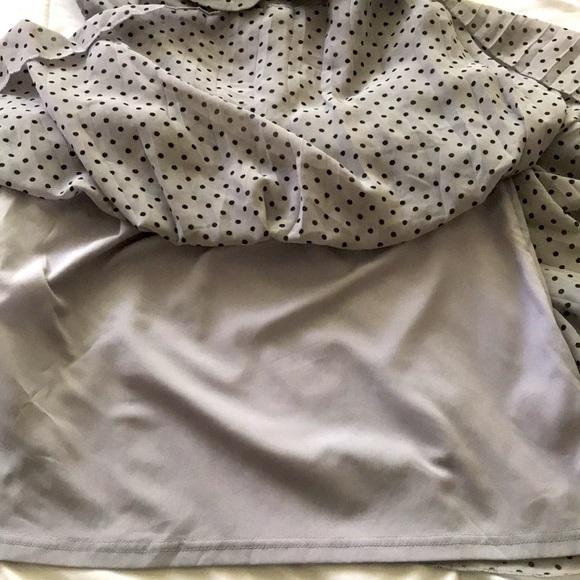 H&M girls pleated dress. Gray & black. Size 5-6y - Picture 6 of 12